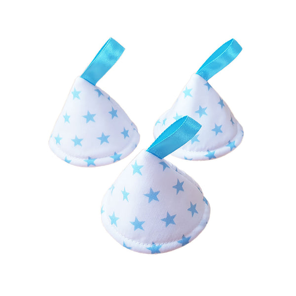 Stars Pee Pee Teepees. White & Blue.